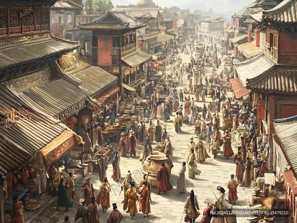 宋代繁华场景
