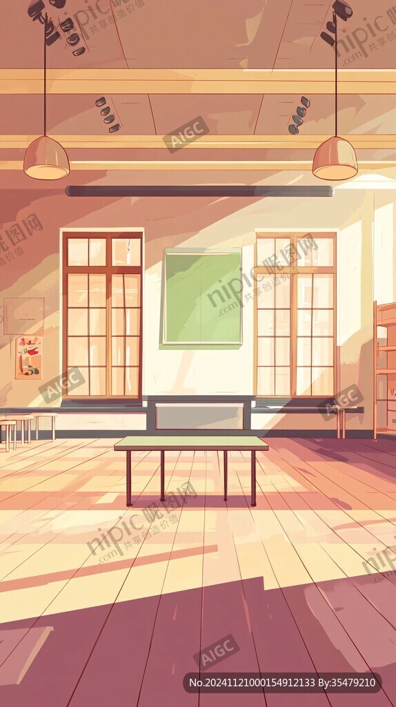 教室插画