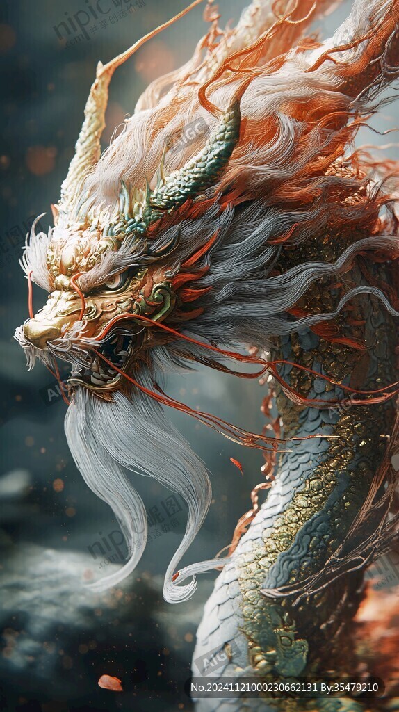 古风龙插画