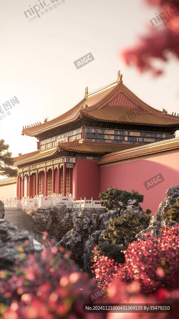 故宫建筑山花