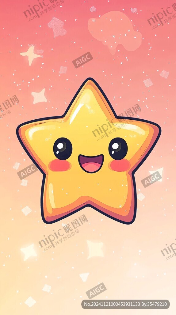 原创卡通星星形象