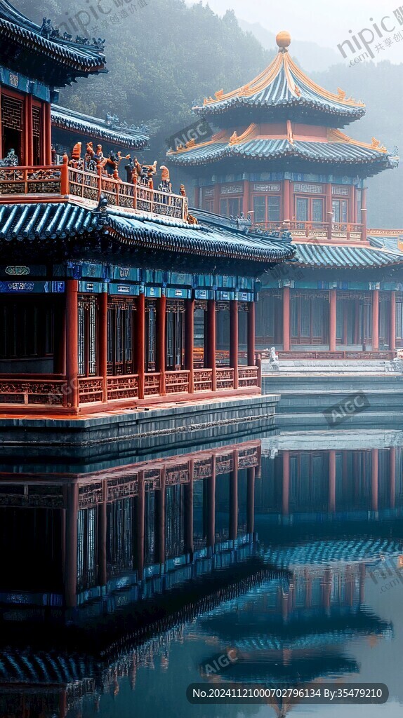 雨中楼阁