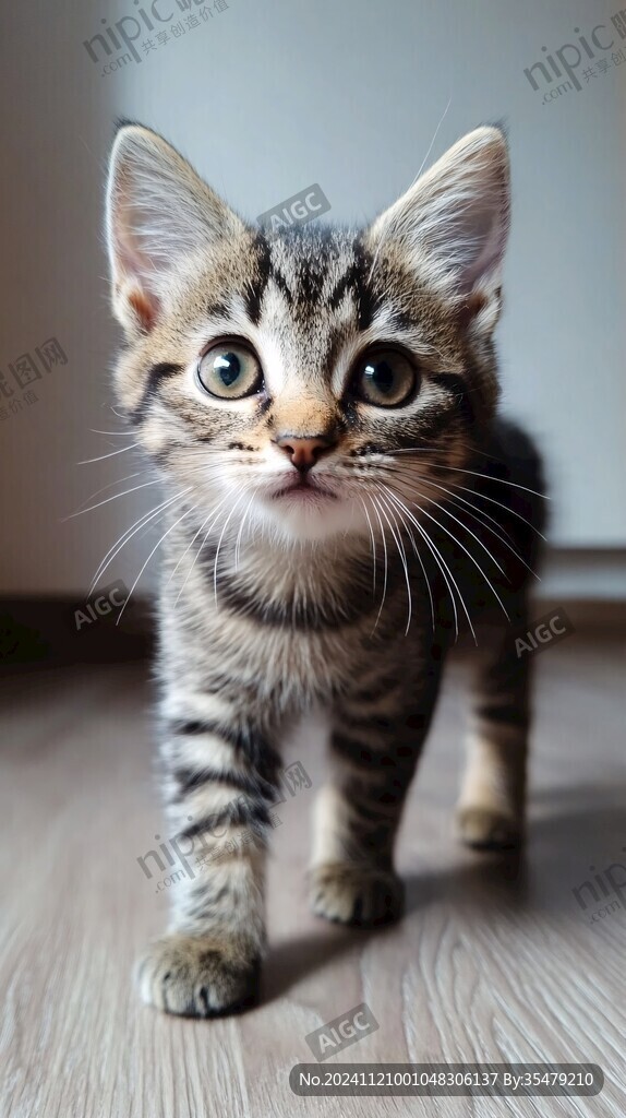 呆萌小花猫