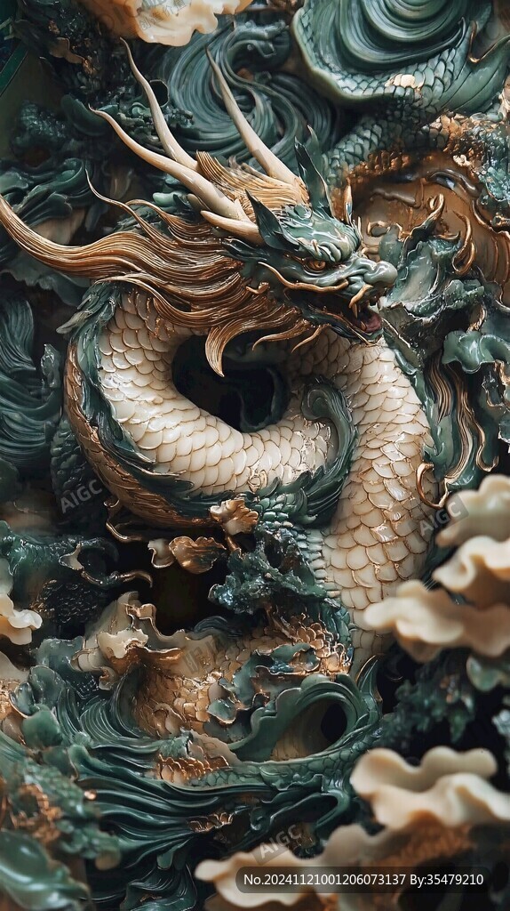 高清唯美双龙戏珠