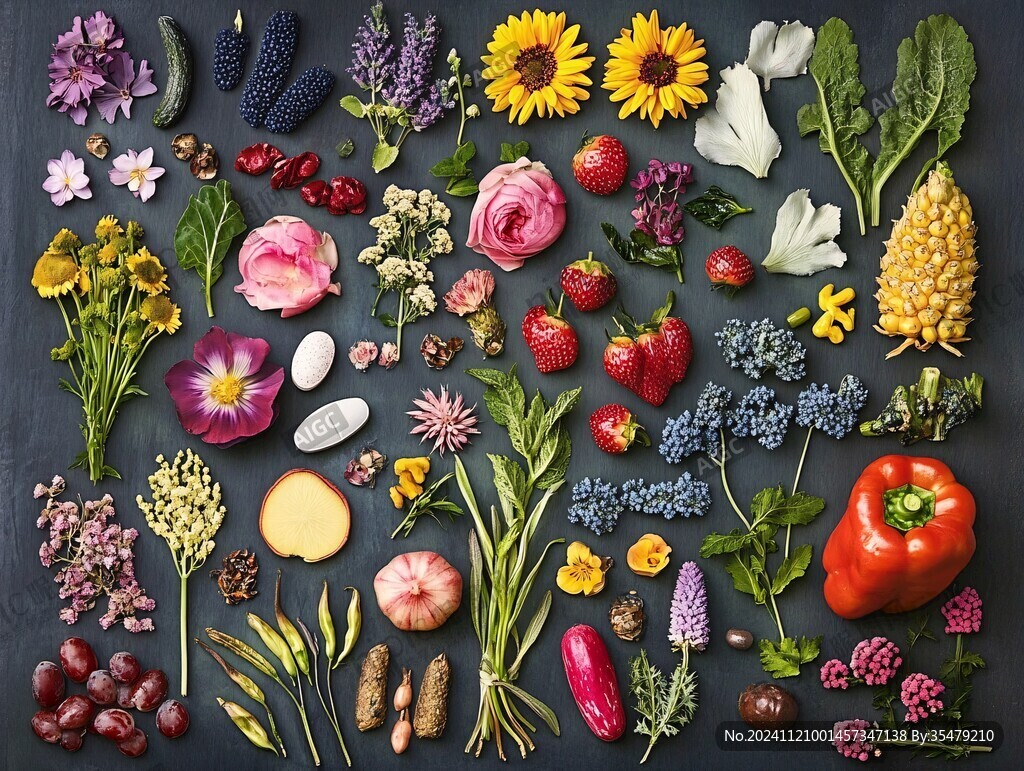 食品食物蔬菜花