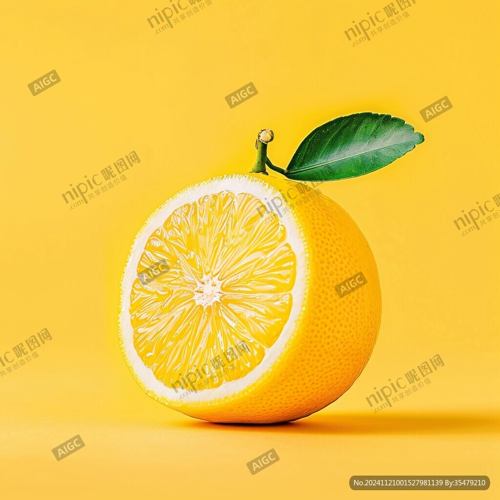 黄金葡萄柚插画