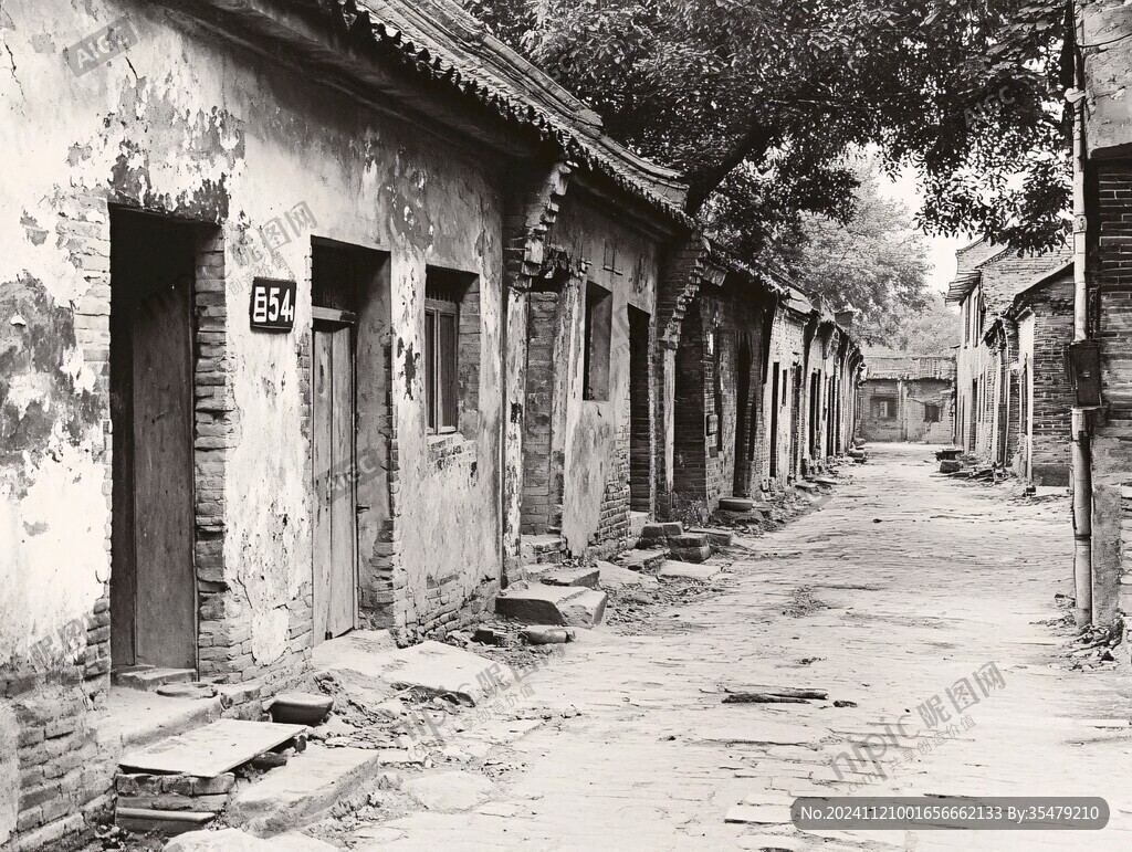 五十年代小巷场景