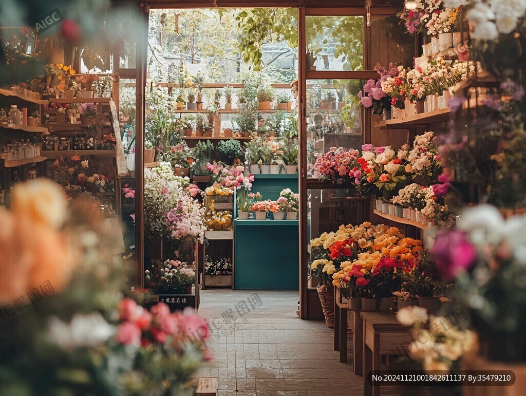 花店内景超市内景