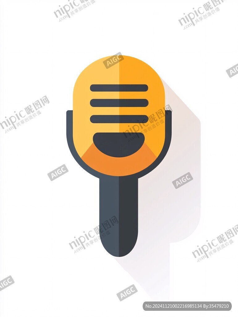 话筒图标logo