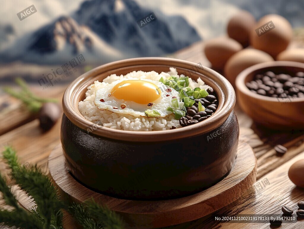 窝蛋煲仔饭