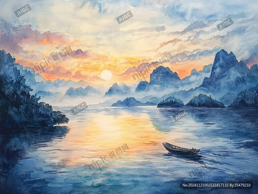 漓江水彩