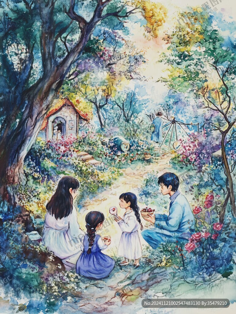 童年插画梦幻童年