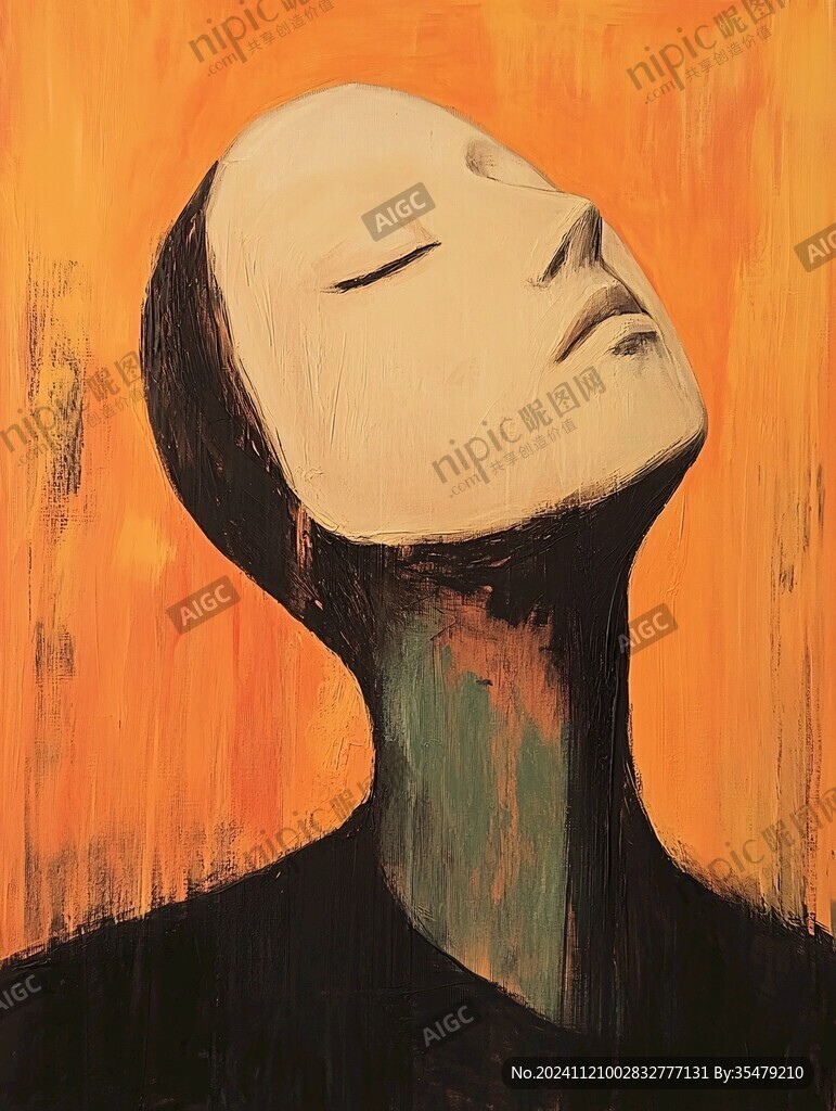人像抽象画