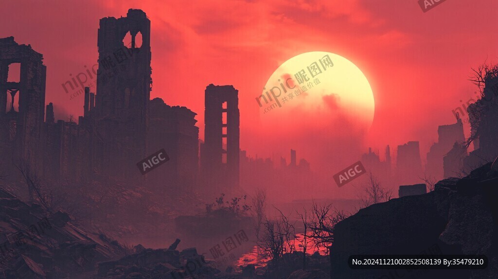 世界末日混乱场景