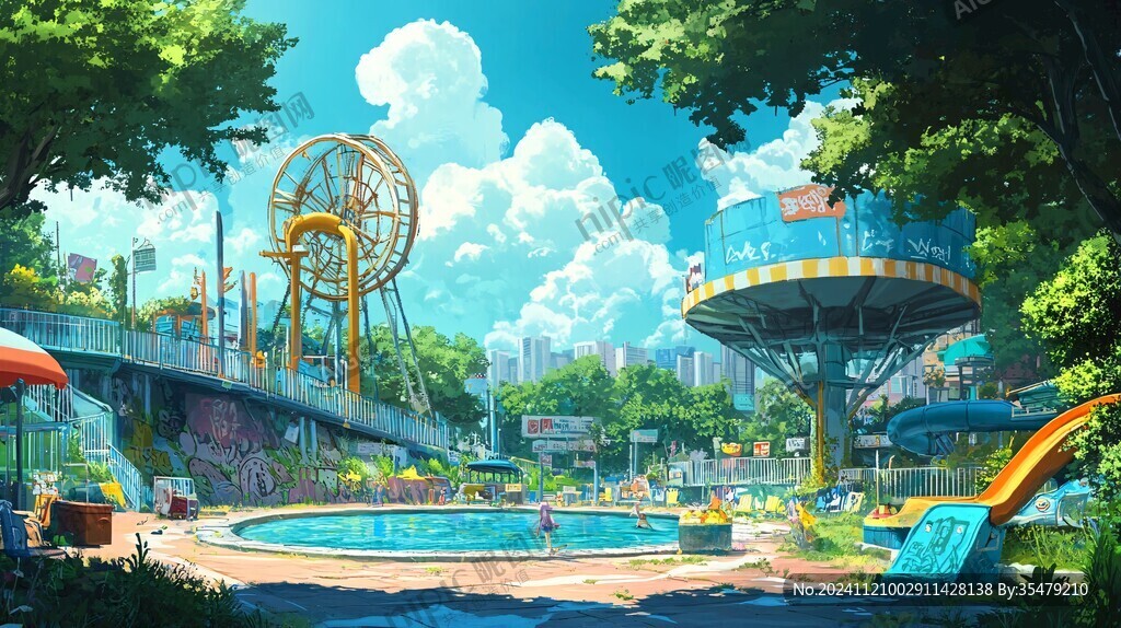 插画欢乐谷