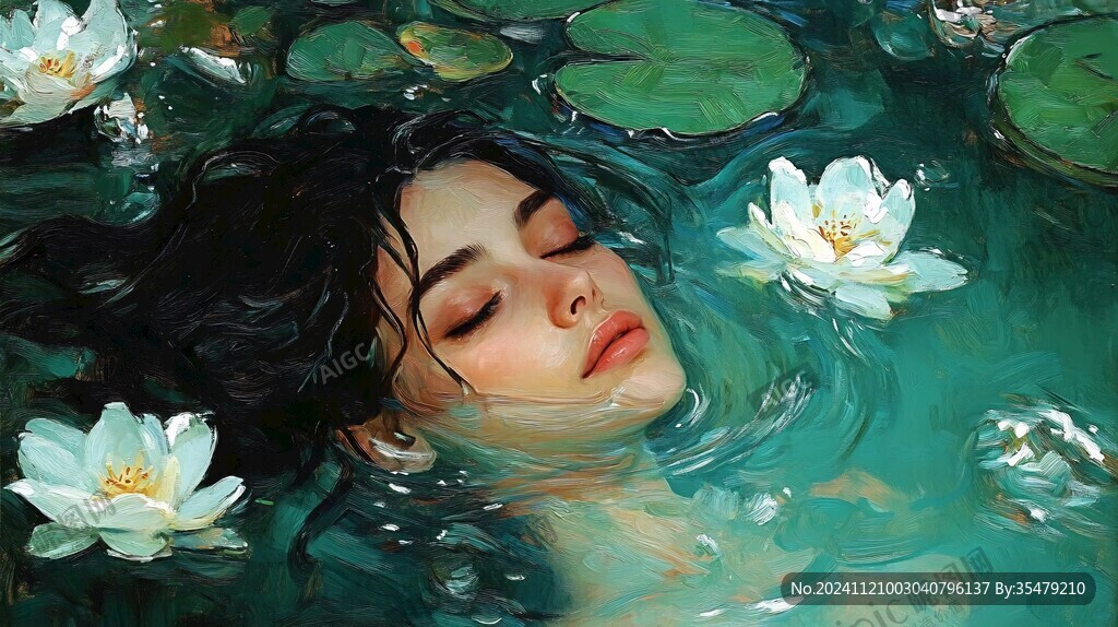 水中女神睡莲
