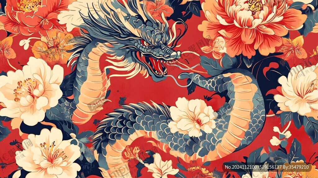 龙年包装插画
