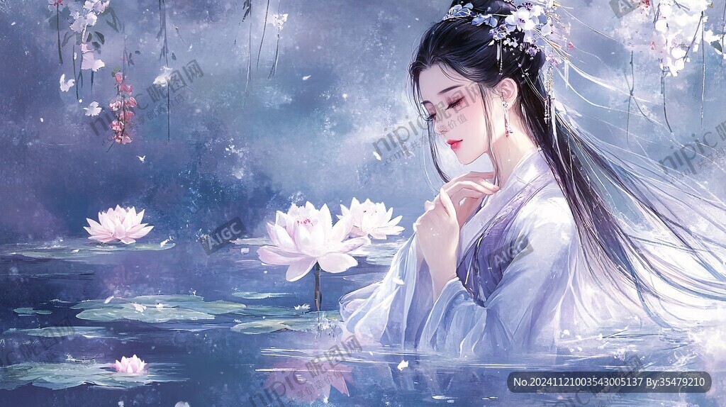 唯美古风少女