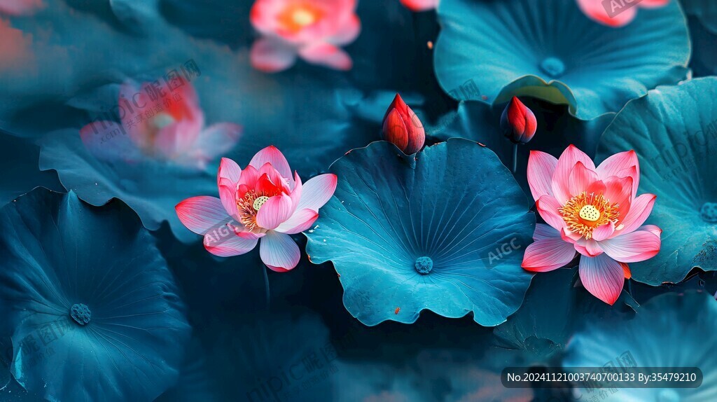荷花高清电脑桌面壁纸