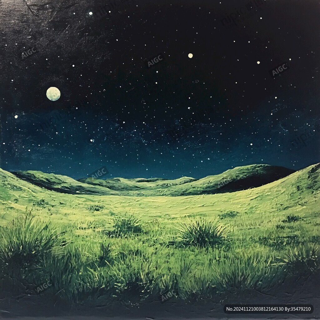 夜景立体画