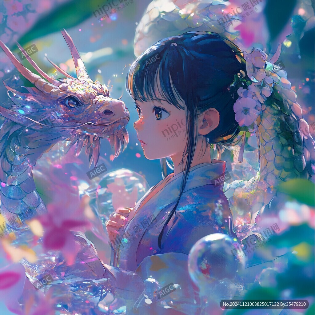 日系少女插画