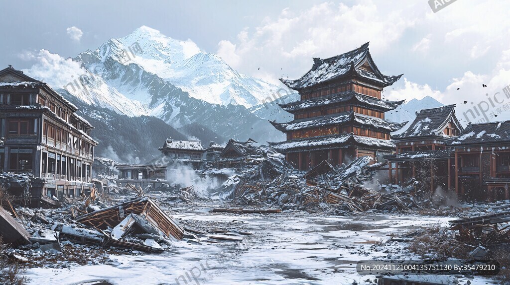 大地震场景