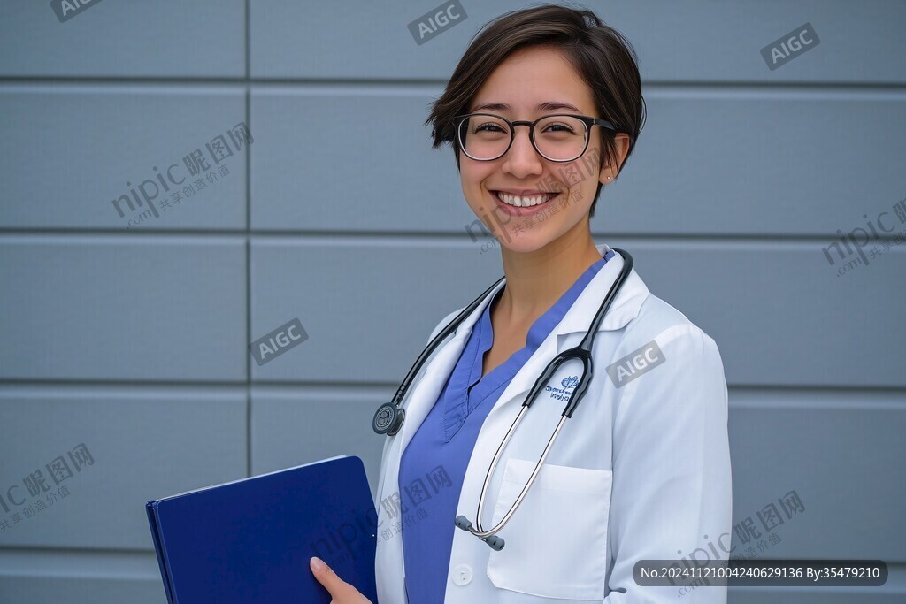 前视图医疗保健专业人员