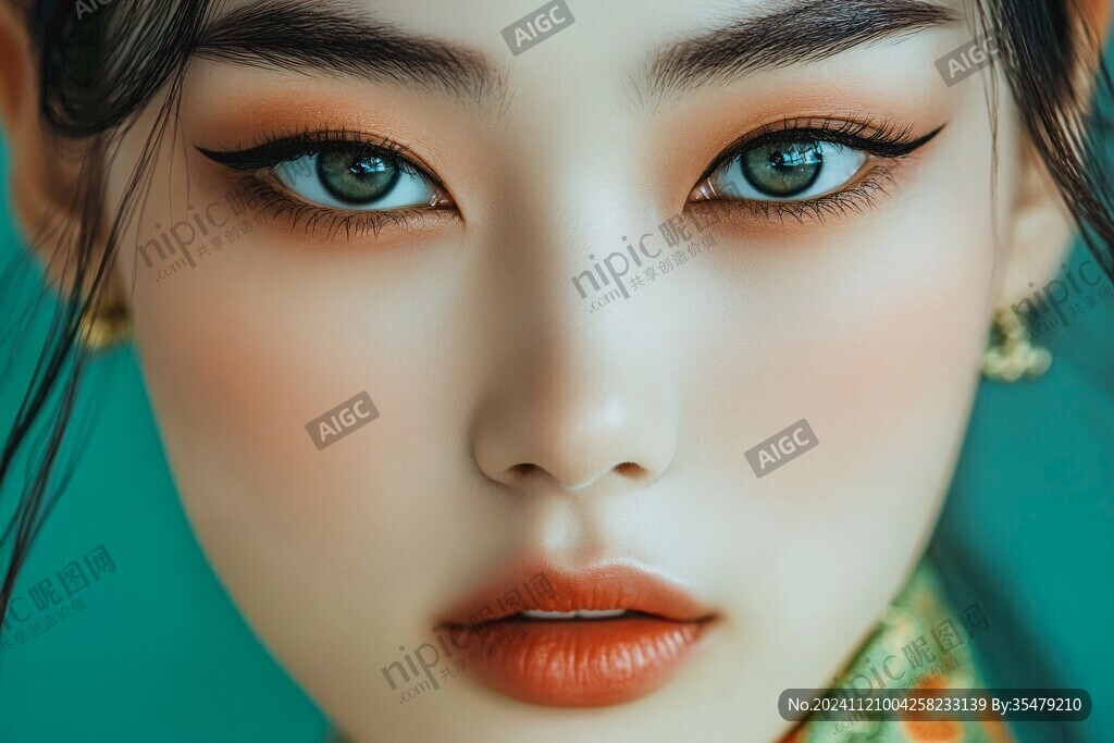 彩妆人物欣赏