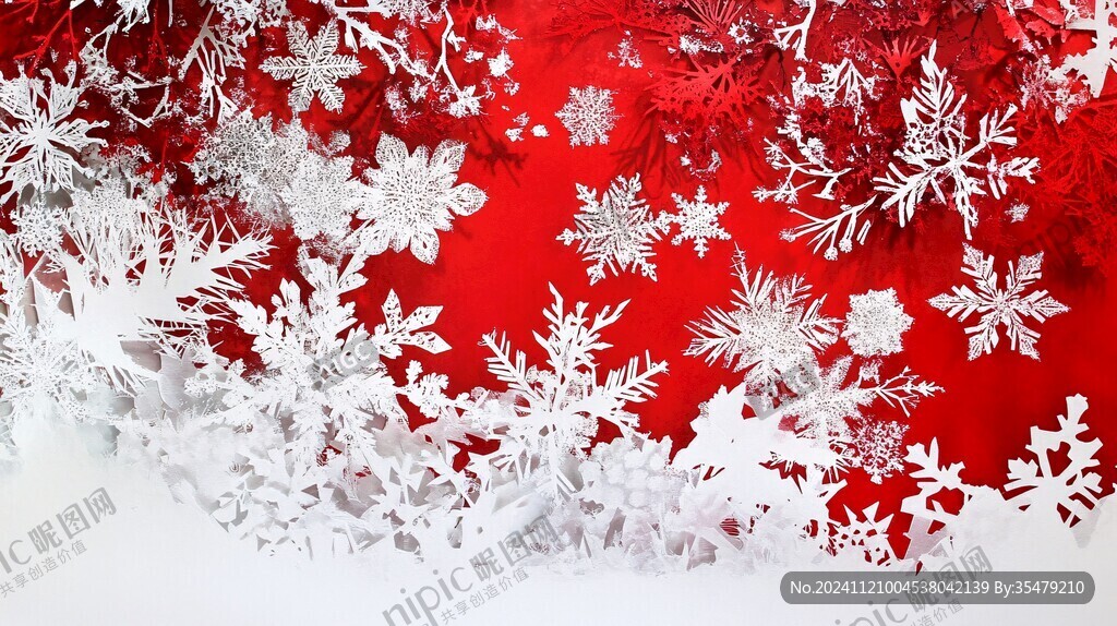 圣诞雪花壁纸