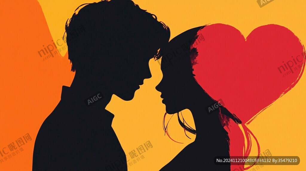 恋爱热恋男女