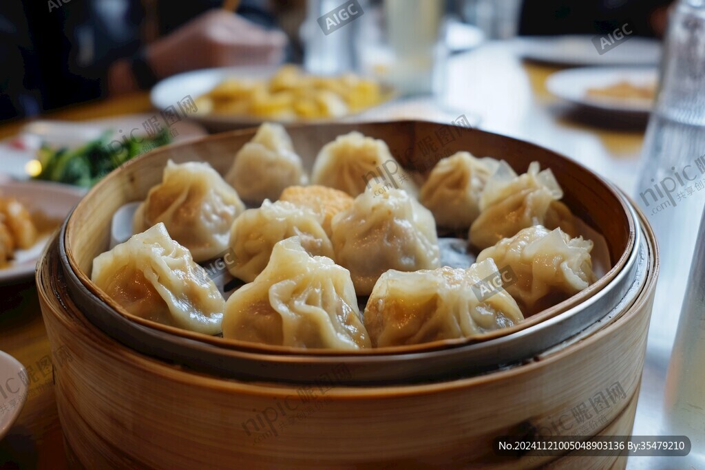 蒸饺拼盘