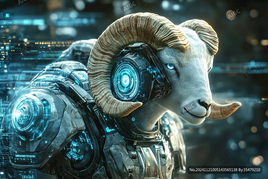 科幻风格牛