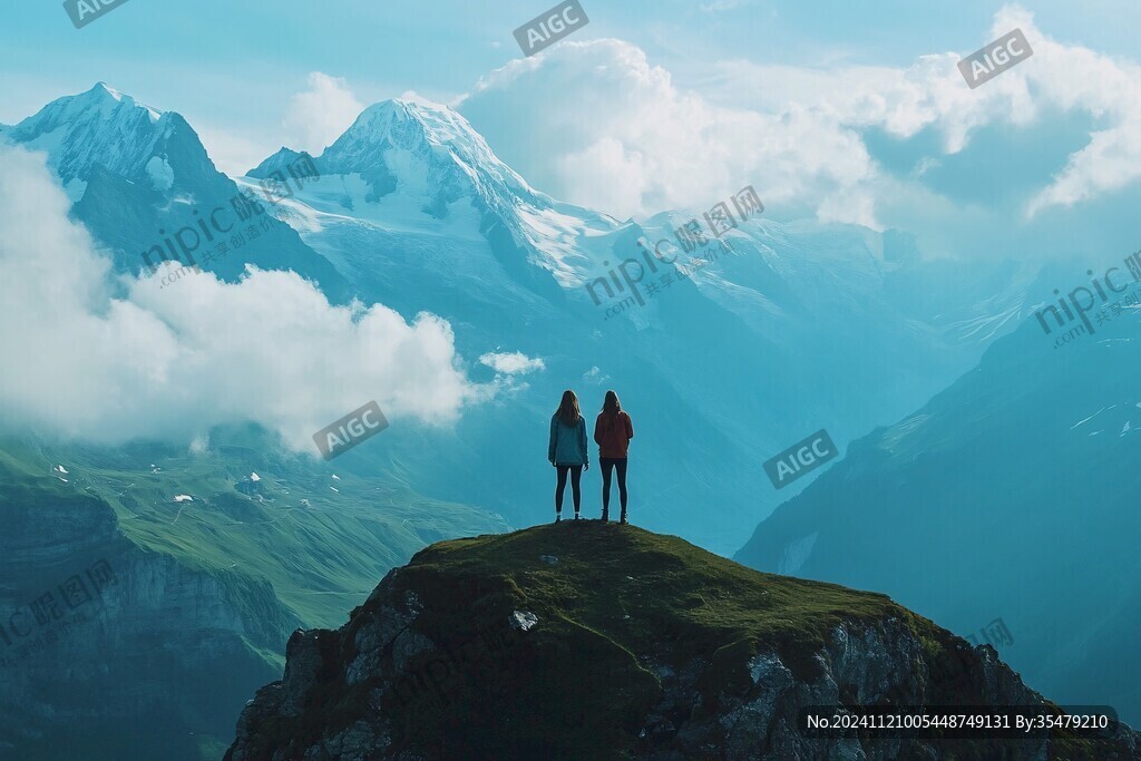 山高人为峰登山