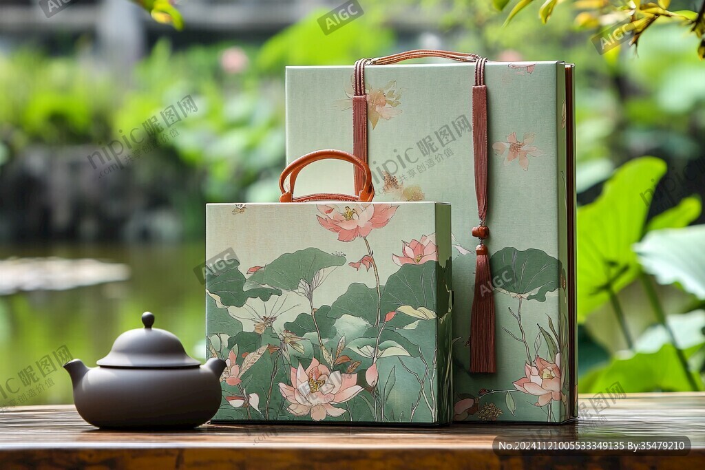 荷花礼盒