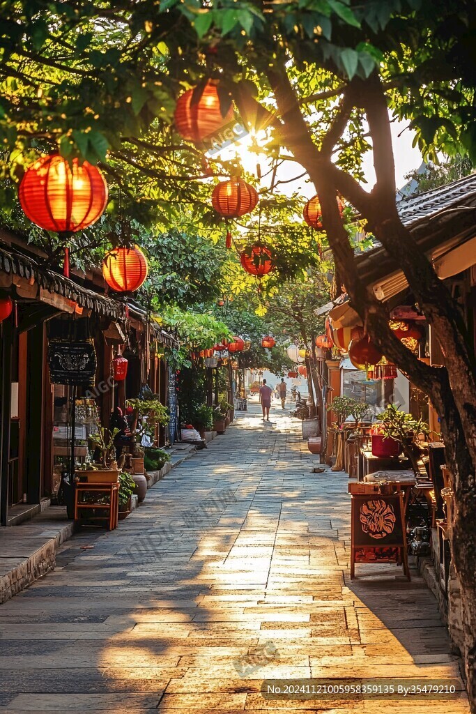 夕照古街