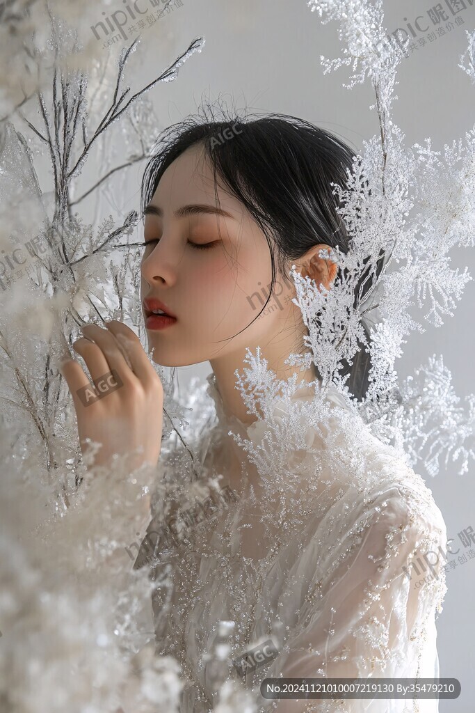 仙气清冷少女壁纸图片