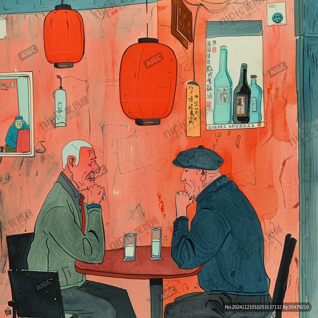 小酒馆插画