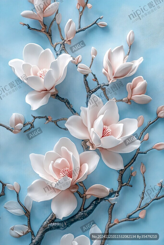 3d立体花壁纸