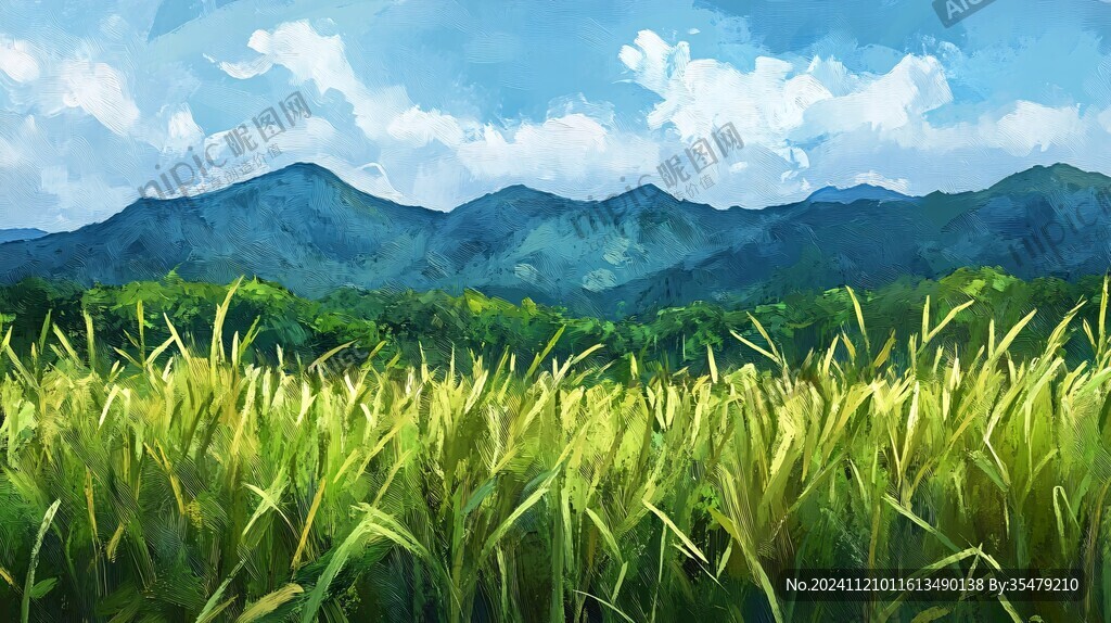 青稞插画