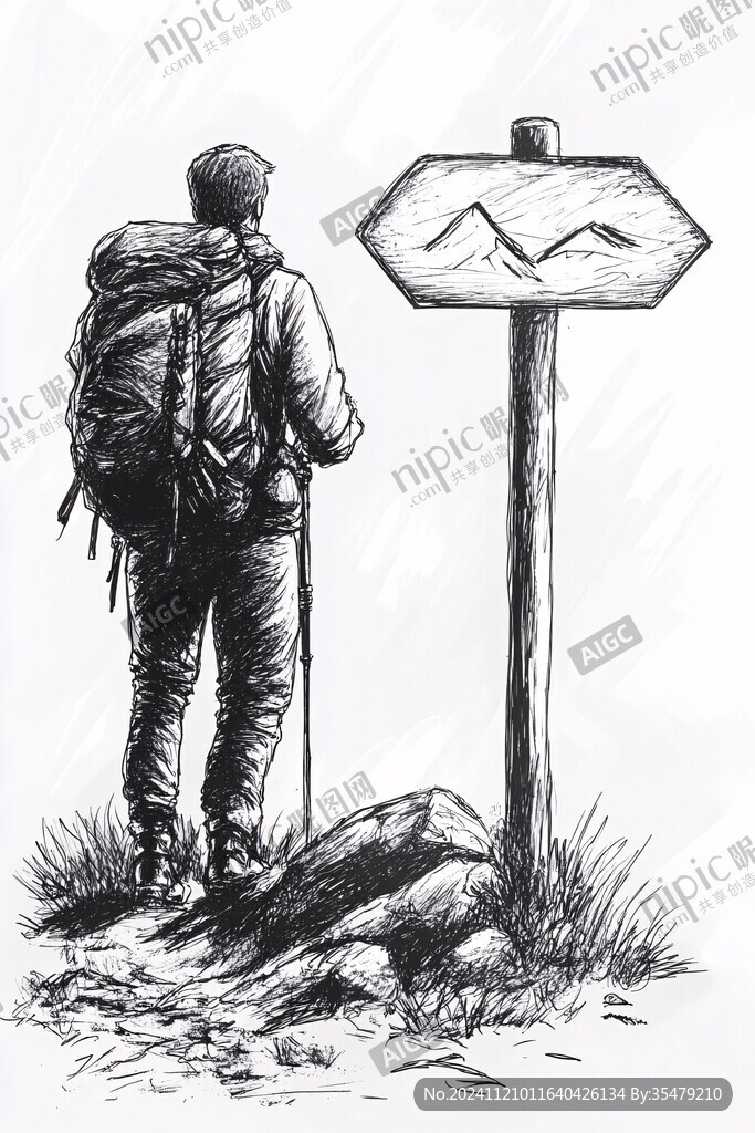 徒步路标
