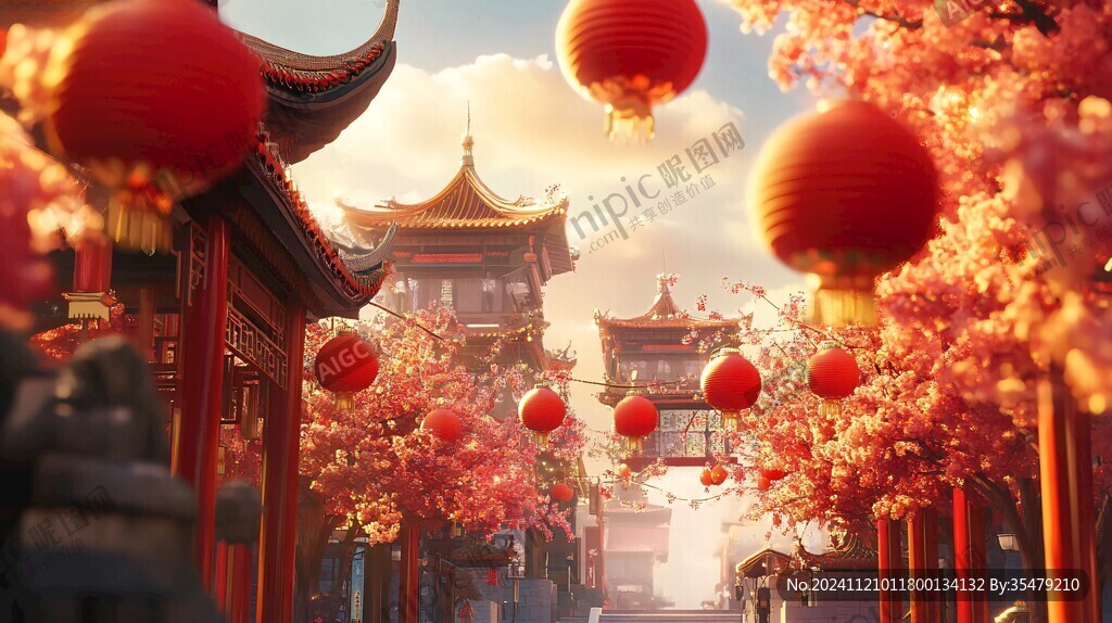 号灯笼场景