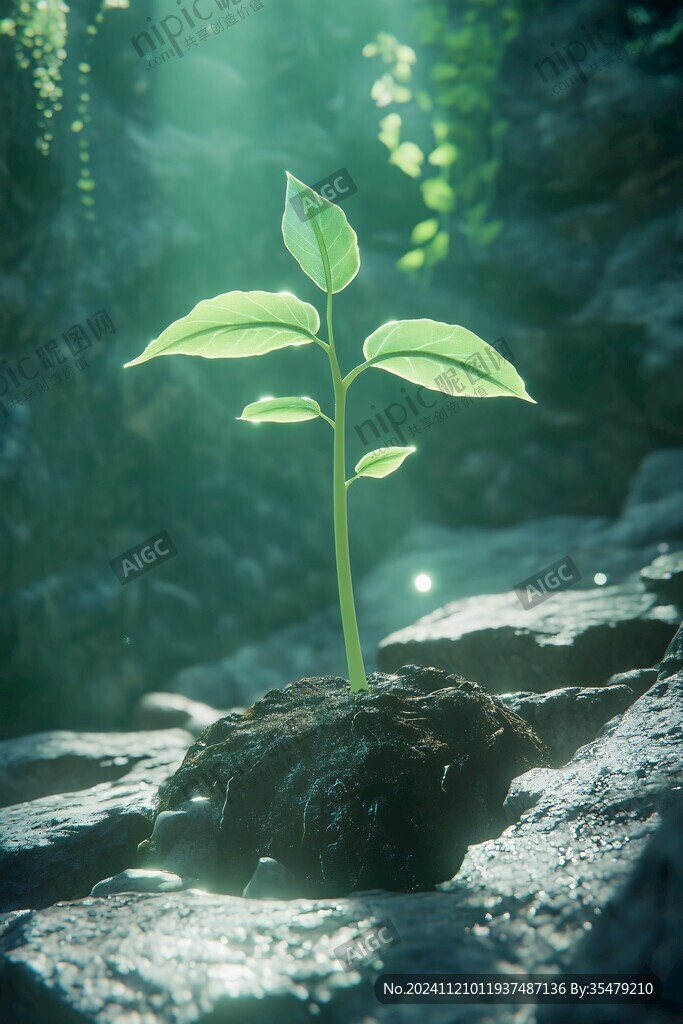 生命发芽生长