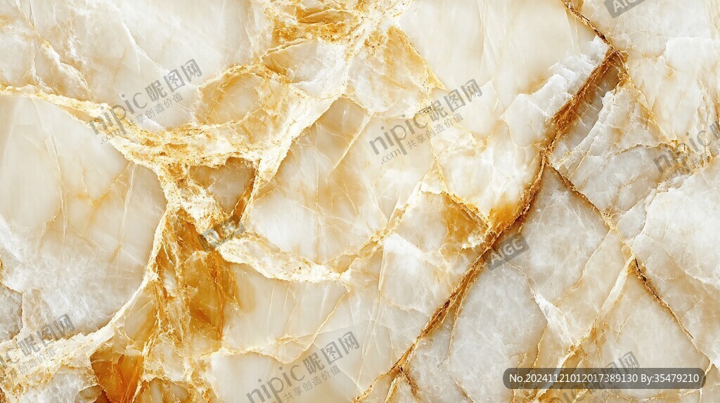 金黄色透光大理石背景
