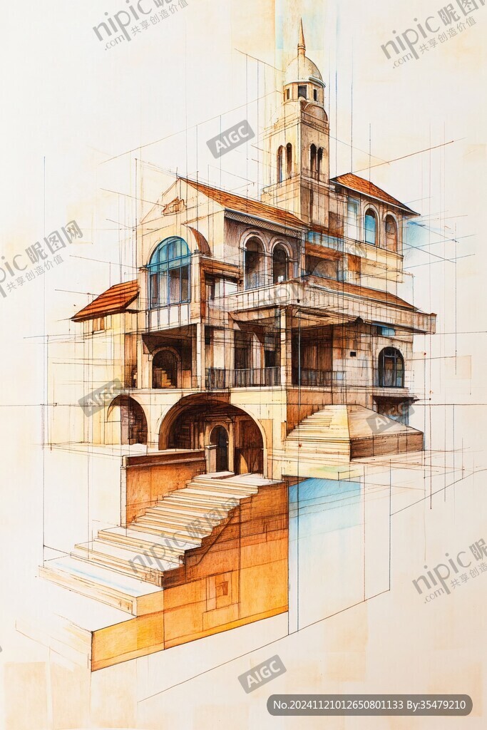 建筑插画设计