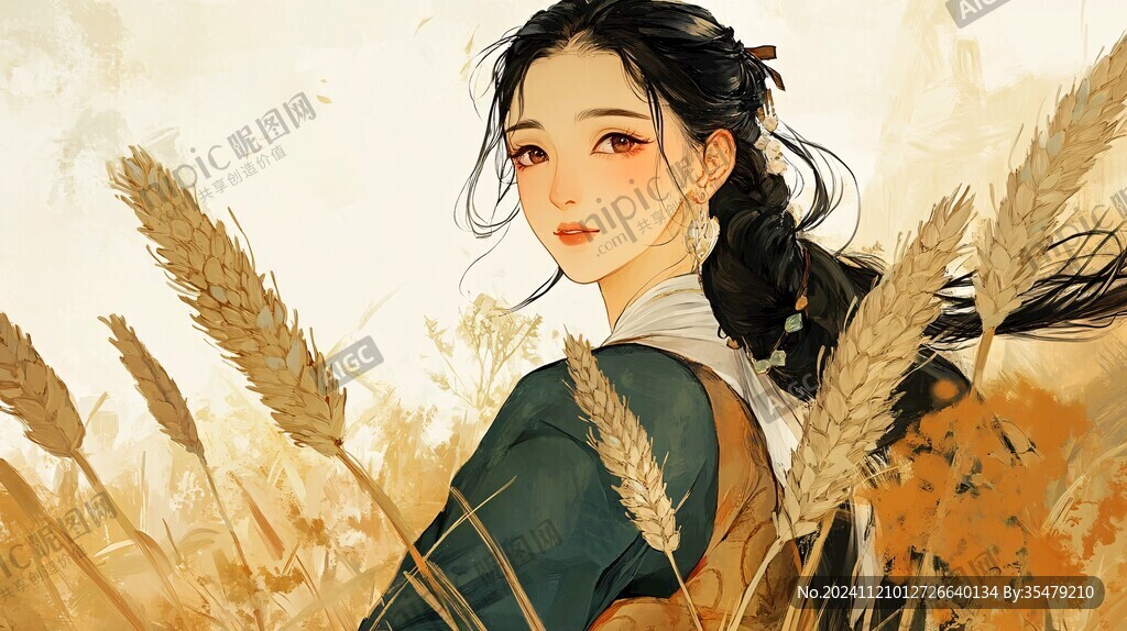 青稞插画包装