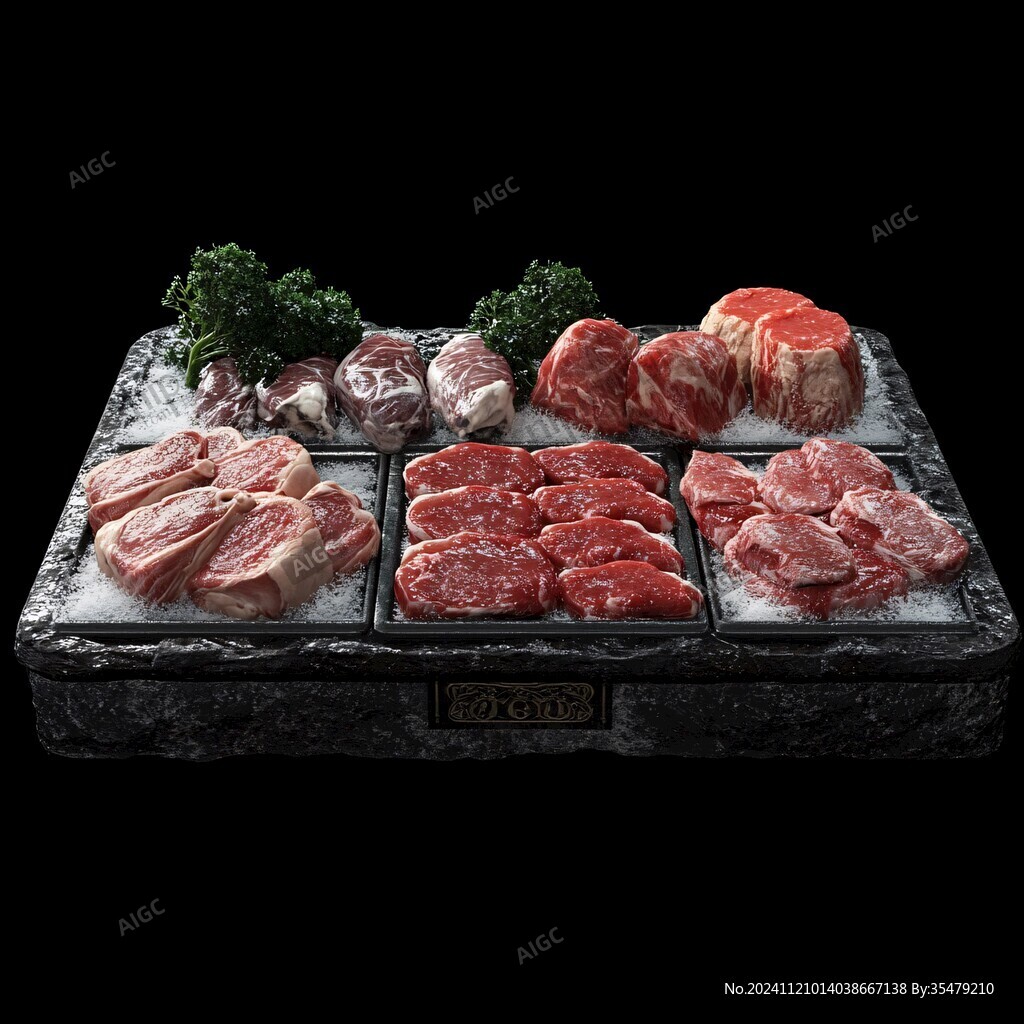六宫格烤肉拼盘