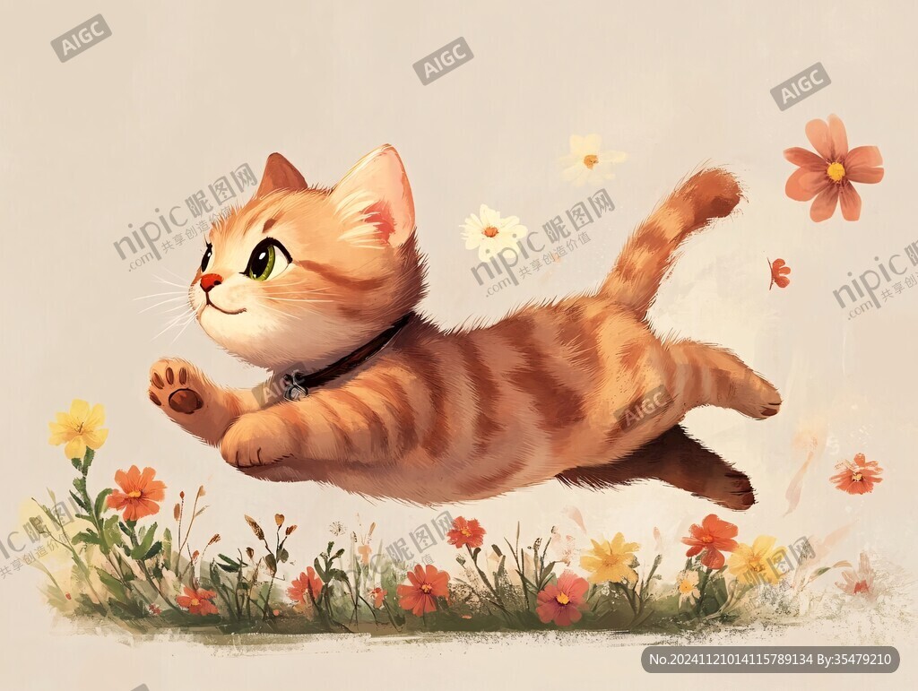 橘猫插画