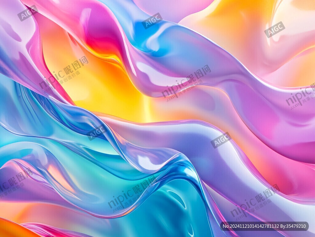 肌理彩色流体背景