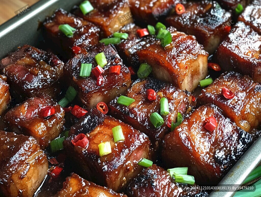 外婆红烧肉烤五花肉
