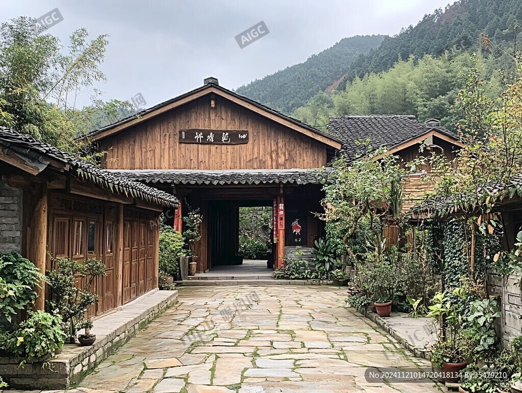 民宿大门